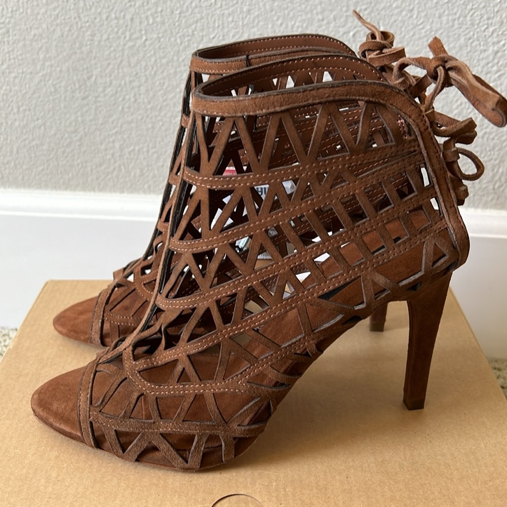 Zara Caged Heels - Picture 3 of 7